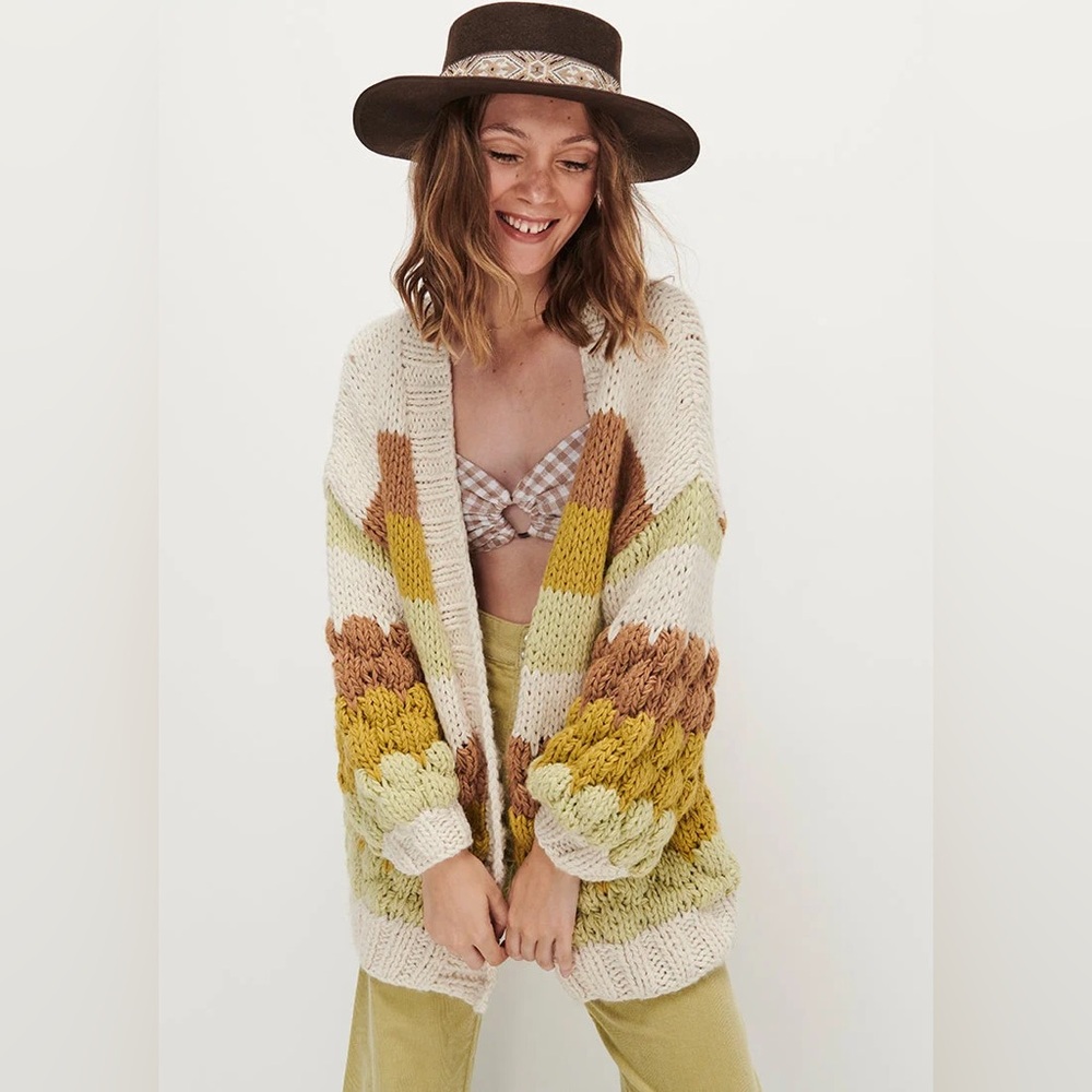 Ghanda Retro Cardigan - size XS/S
